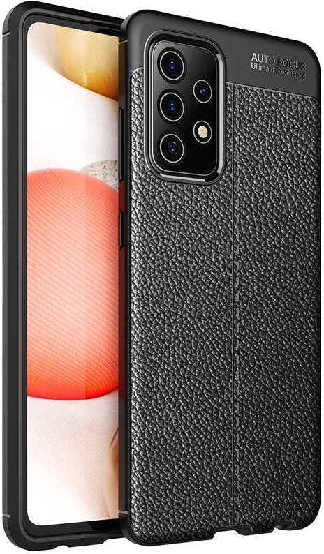Galaxy A72 Kılıf Mnc Niss Silikon Kapak-Siyah