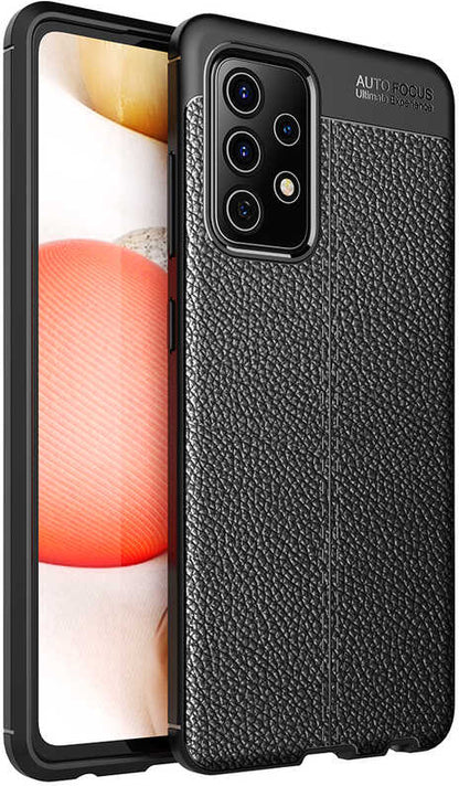 Galaxy A72 Kılıf Mnc Niss Silikon Kapak-Siyah