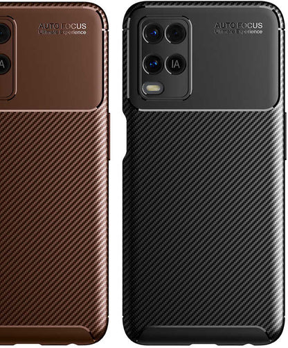 Oppo A54 4g Kılıf Mnc Negro Silikon Kapak-Kahverengi