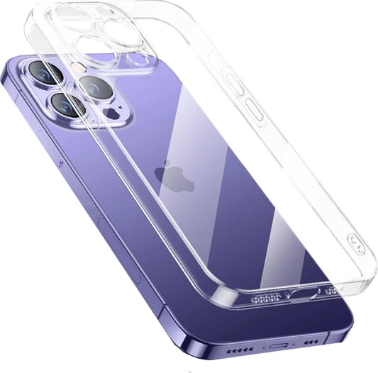 Apple iPhone 13 Pro Kılıf Şeffaf Sert Pc Mnc Vayt Kapak-Renksiz