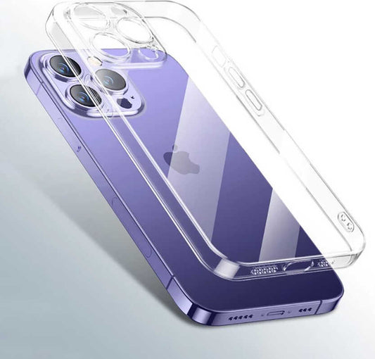 Apple iPhone 13 Pro Kılıf Şeffaf Sert Pc Mnc Vayt Kapak-Renksiz