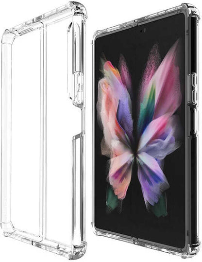 Galaxy Z Fold 3 Kılıf Mnc Nitro Anti Shock Silikon-Renksiz