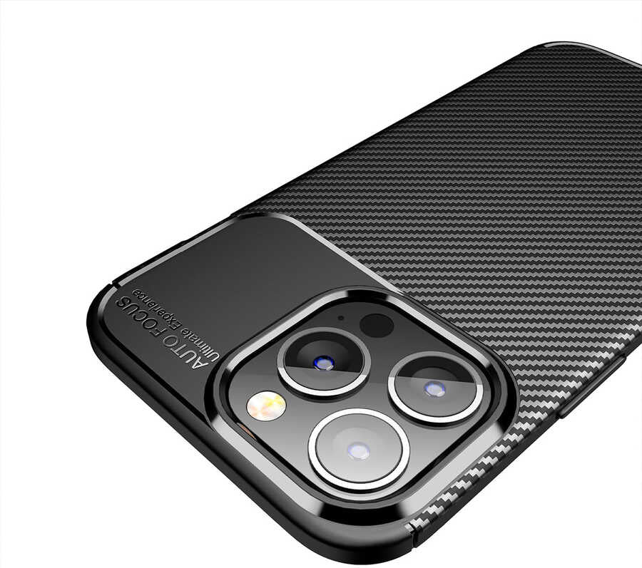 iPhone 13 Pro Kılıf Mnc Negro Silikon Kapak-Lacivert