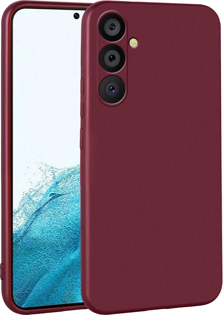 Galaxy A54 Kılıf Mnc Premier Silikon Kapak-Mürdüm
