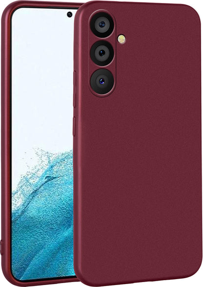 Galaxy A54 Kılıf Mnc Premier Silikon Kapak-Mürdüm