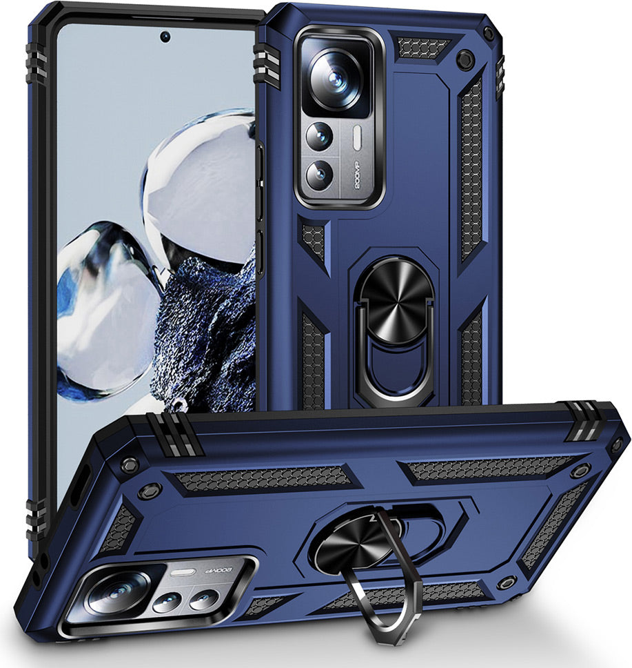 Xiaomi Mi 12T Pro Kılıf Mnc Vega Kapak-Mavi