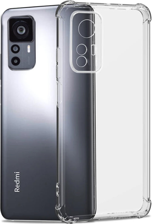 Xiaomi Mi 12T Kılıf Mnc Kamera Korumalı Nitro Anti Shock Silikon-Renksiz