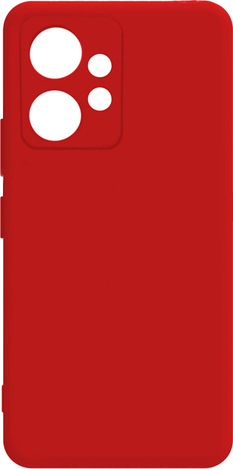 Xiaomi Redmi Note 12 4g Kılıf Mnc Biye Silikon-Kırmızı