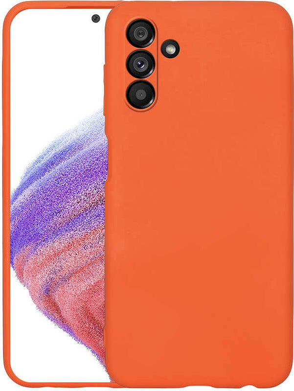 Galaxy A04S Kılıf Mnc Mara Laaakan Kapak-Turuncu