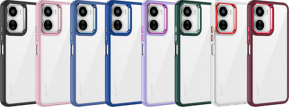 Vivo Y16 Kılıf Mnc Flora Kapak-Kırmızı
