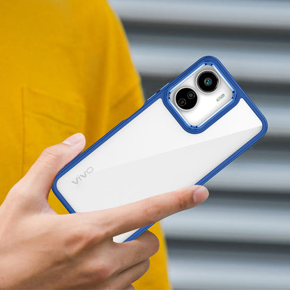 Vivo Y16 Kılıf Mnc Flora Kapak-Kırmızı