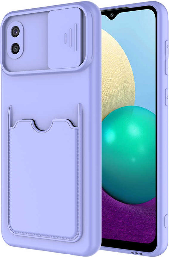 Galaxy A02 Kılıf mnc Kartix Kapak-Lila