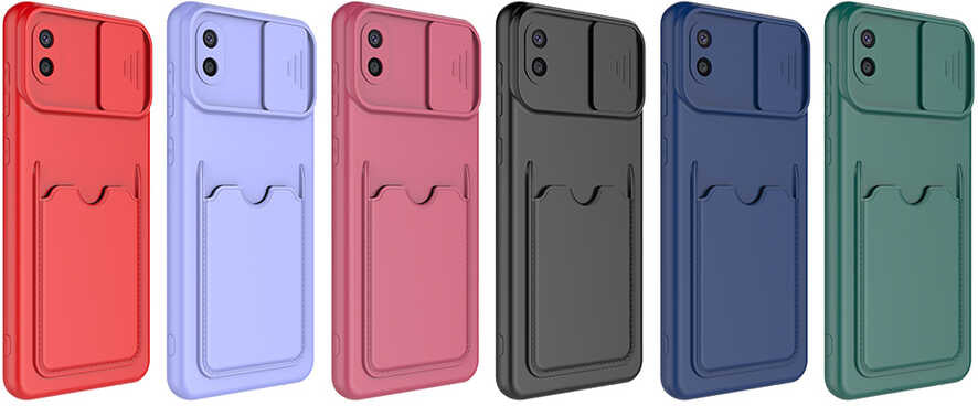 Galaxy A02 Kılıf mnc Kartix Kapak-Lila