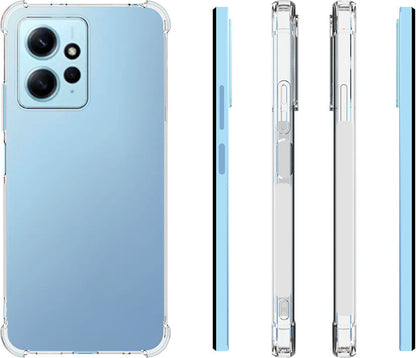 Xiaomi Redmi Note 12 4g Kılıf Mnc Nitro Anti Shock Silikon-Renksiz