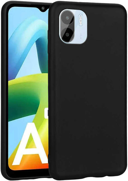 Xiaomi Redmi A1 Kılıf Mnc Premier Silikon Kapak-Siyah