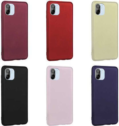 Xiaomi Redmi A1 Kılıf Mnc Premier Silikon Kapak-Siyah