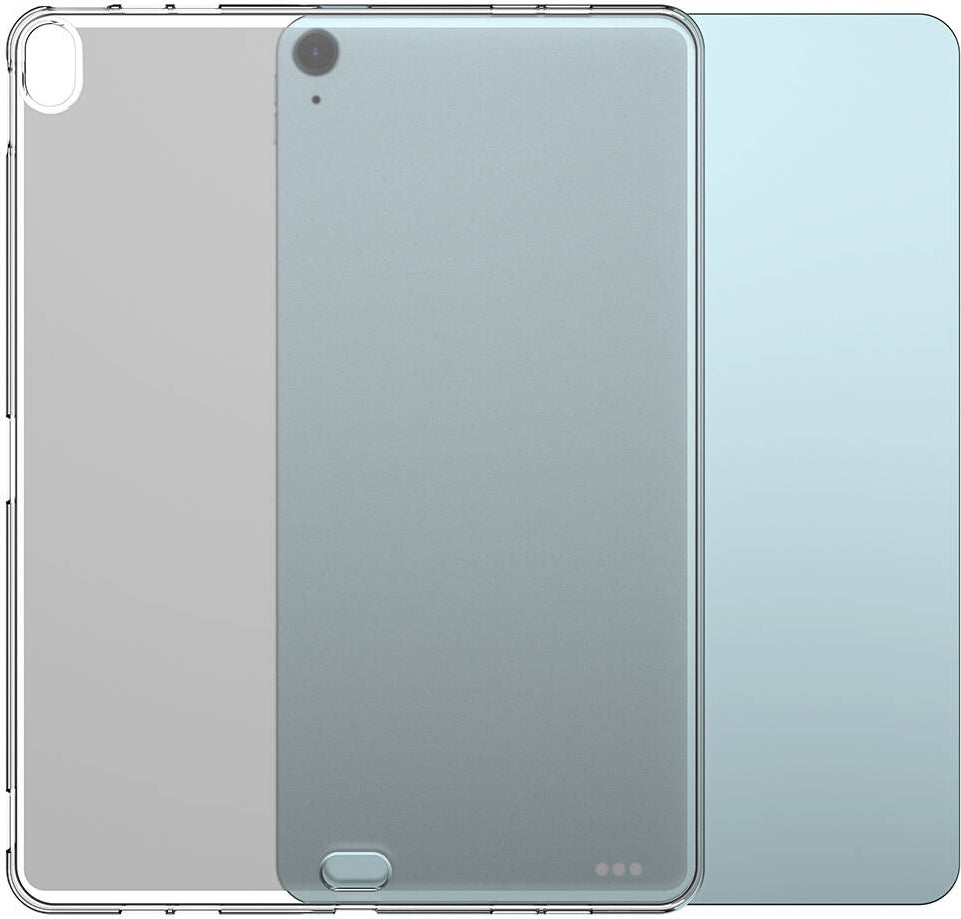 iPad Air 13 2025 M3 Kılıf Mnc Tablet Süper Silikon Kapak - Şeffaf