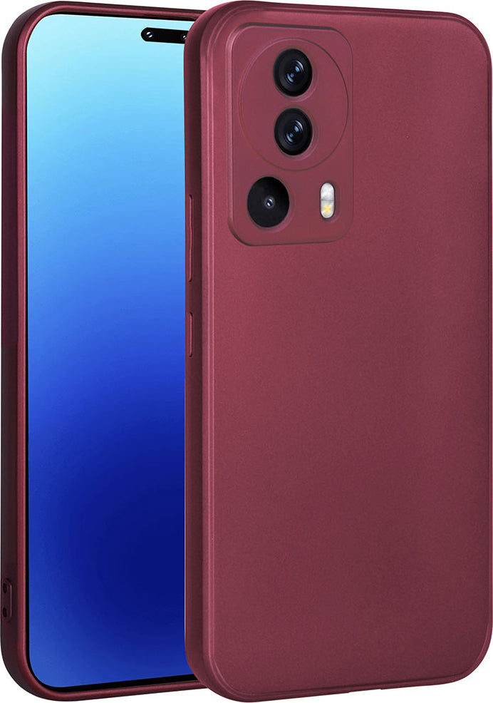 Xiaomi Mi 13 Lite Kılıf Mnc Premier Silikon Kapak-Mürdüm