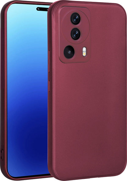 Xiaomi Mi 13 Lite Kılıf Mnc Premier Silikon Kapak-Mürdüm