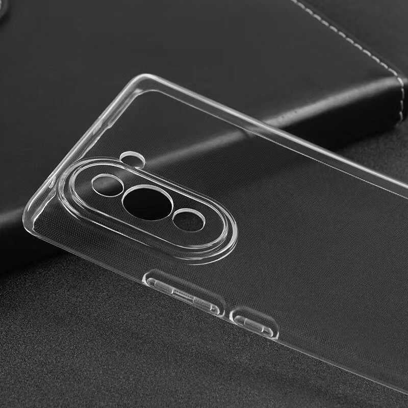 Huawei Nova 10 Pro Kılıf Mnc Süper Silikon Kapak-Renksiz