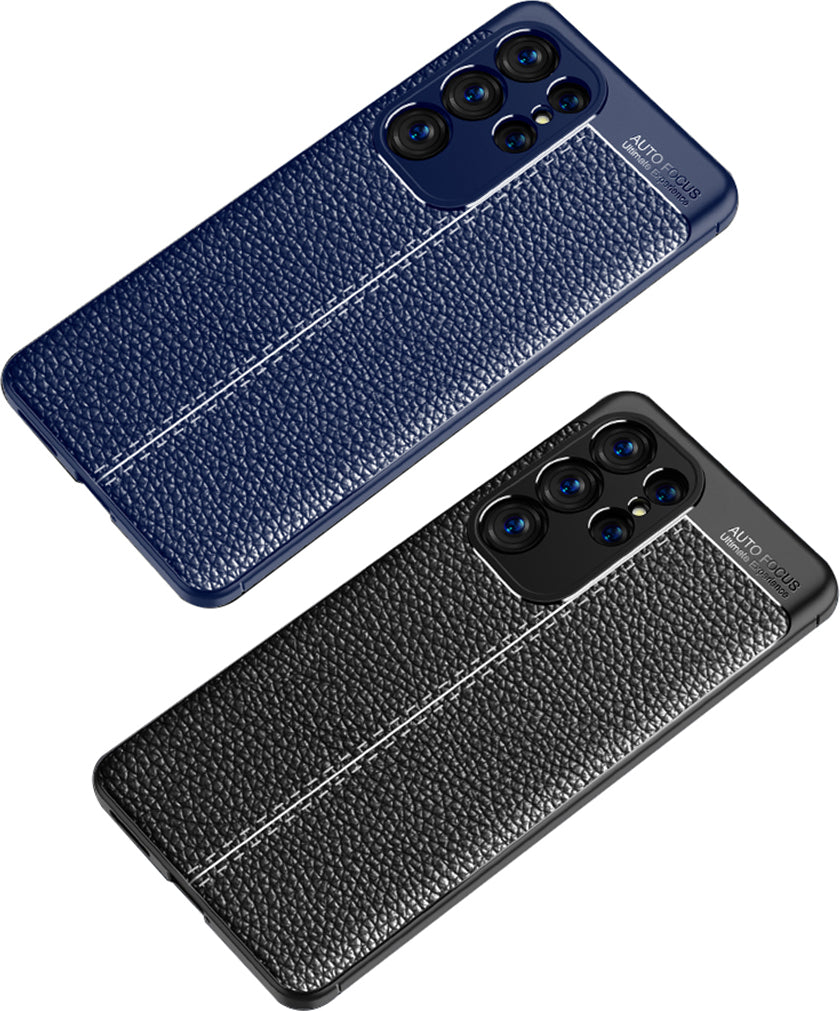 Galaxy S23 Ultra Kılıf Mnc Niss Silikon Kapak-Lacivert