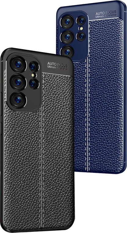 Galaxy S23 Ultra Kılıf Mnc Niss Silikon Kapak-Lacivert