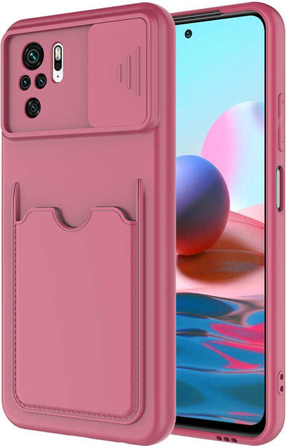 Xiaomi Redmi Note 10 Kılıf mnc Kartix Kapak-Koyu Mor