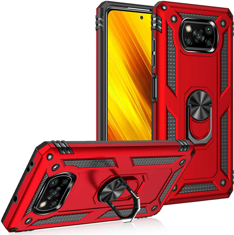 Xiaomi Poco X3 Kılıf Mnc Vega Kapak-Rose Gold