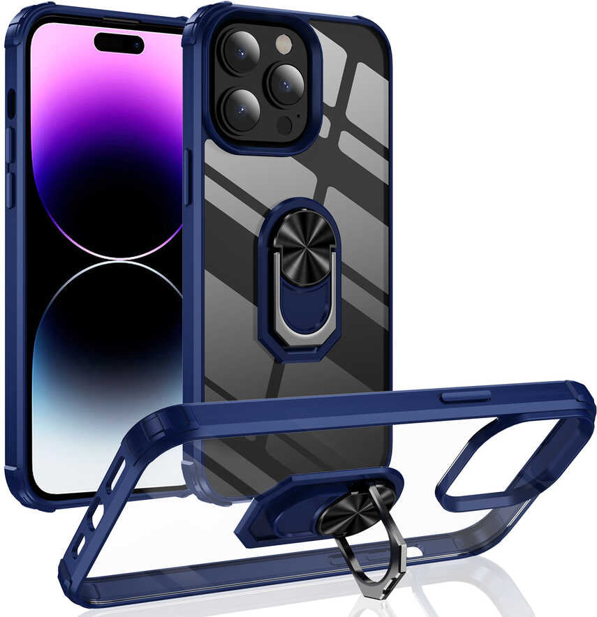 Apple iPhone 14 Pro Kılıf Mnc Mola Kapak-Lacivert