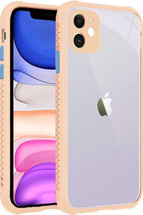 iPhone 11 Kılıf mnc Kaff Kapak-Pembe