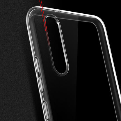 Huawei P20 Kılıf Mnc Süper Silikon Kapak-Renksiz