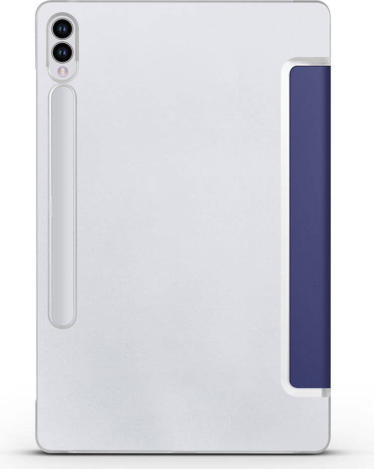Galaxy Tab S9 Fe Plus Uyumlu Mnc Smart Cover Standlı 1-1 Kılıf-Pembe
