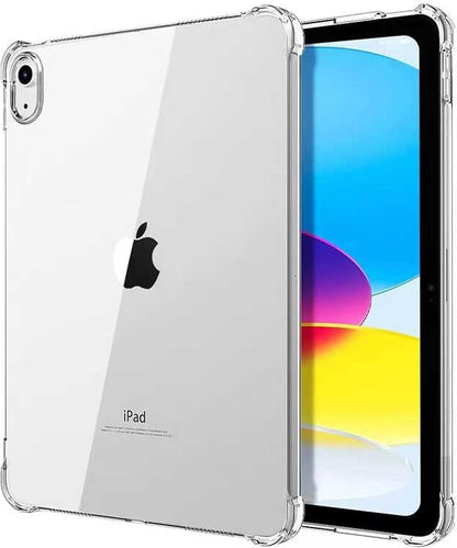 iPad 11.nesil 2025 Kılıf Mnc Tablet Nitro Anti Shock Silikon Kapak - Renksiz