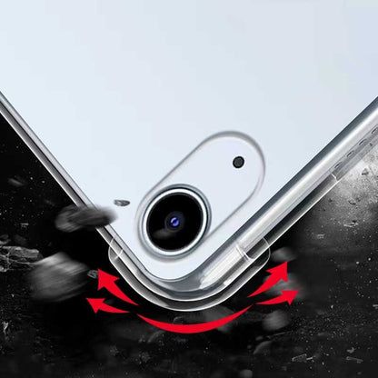 iPad 11.nesil 2025 Kılıf Mnc Tablet Nitro Anti Shock Silikon Kapak - Renksiz