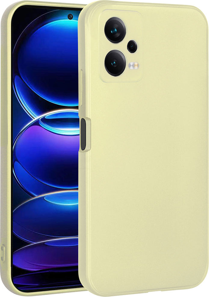 Xiaomi Redmi Note 12 5g Kılıf Mnc Premier Silikon Kapak-Gold