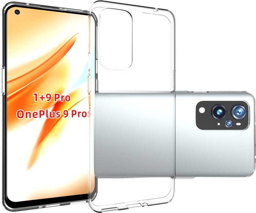 One Plus 9 Pro Kılıf Mnc Süper Silikon Kapak-Renksiz