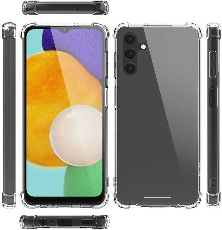 Galaxy A04S Kılıf Mnc Nitro Anti Shock Silikon-Renksiz