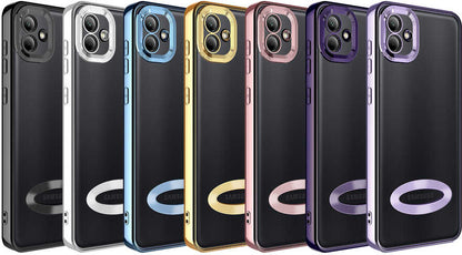 Galaxy A03 Kılıf Kamera Korumalı Logo Gösteren Mnc Omega Kapak-Siyah