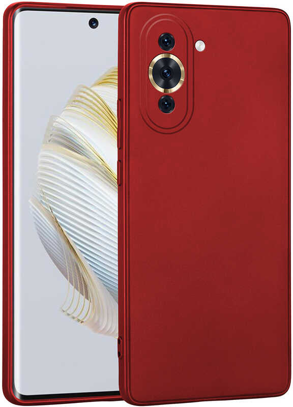 Huawei Nova 10 Kılıf Mnc Premier Silikon Kapak-Kırmızı