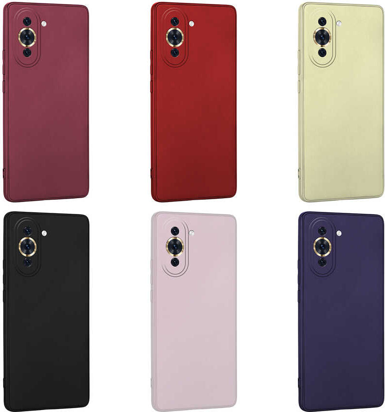 Huawei Nova 10 Kılıf Mnc Premier Silikon Kapak-Kırmızı