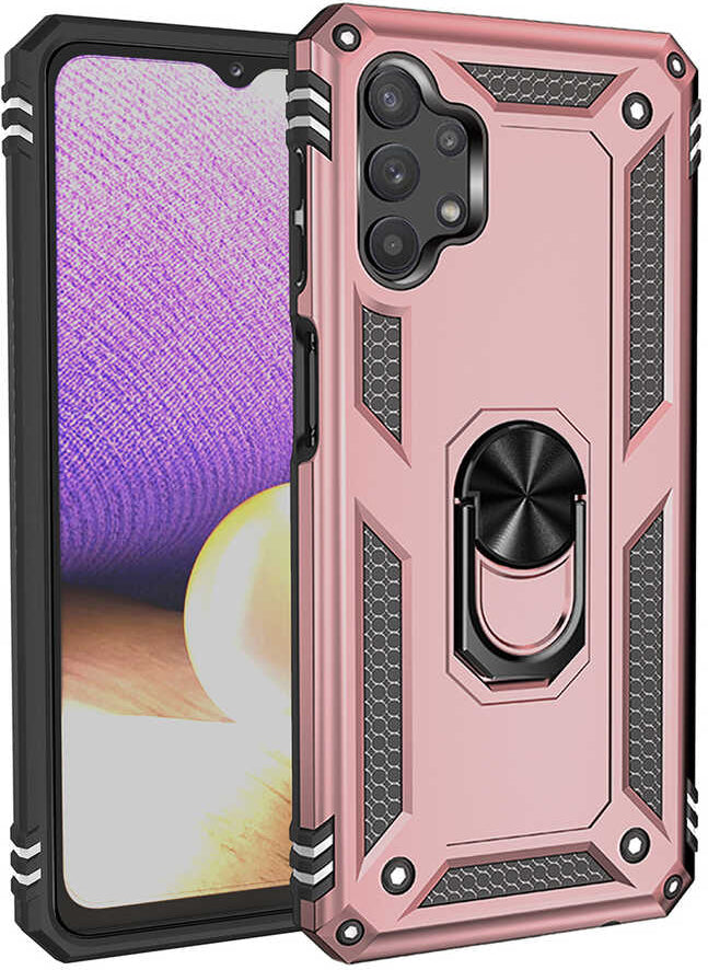 Galaxy A13 4g Kılıf Mnc Vega Kapak-Rose Gold