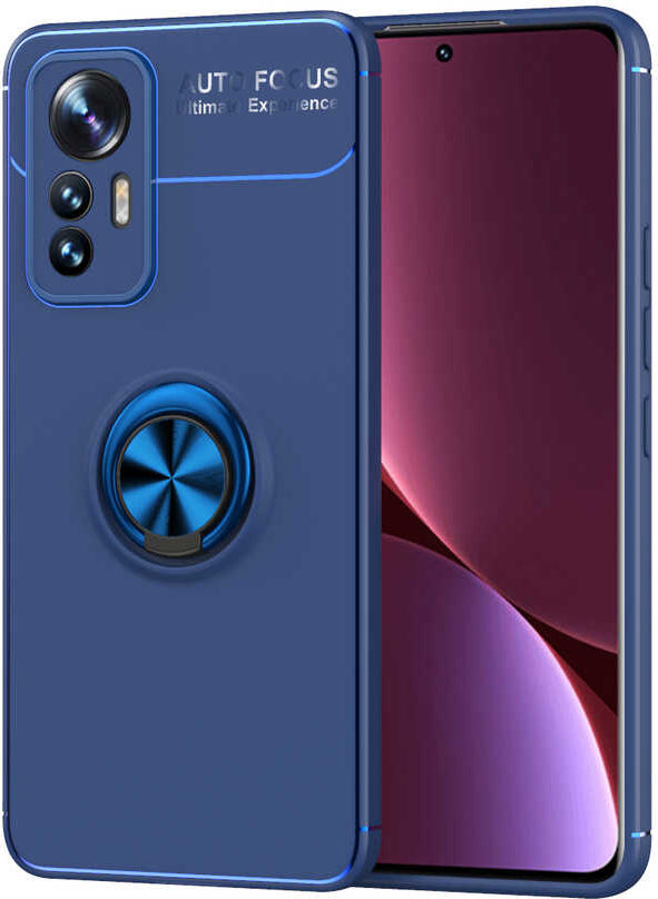Xiaomi Xiaomi 12 Lite Kılıf Mnc Ravel Silikon Kapak-Mavi
