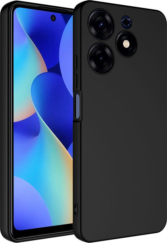Tecno Spark 10 Pro Kılıf Mnc Mara Laaakan Kapak-Siyah