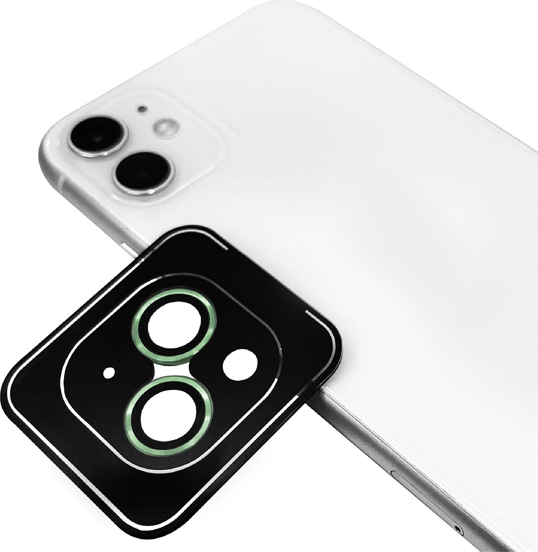 iPhone 15 Uyumlu Mnc Cl-11 Safir Parmak Izi Bırakmayan Anti-Reflective Kamera Lens Koruyucu-Ye