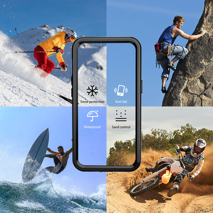 Galaxy S23 Ultra Kılıf 1-1 Su Geçirmez Kılıf-Siyah