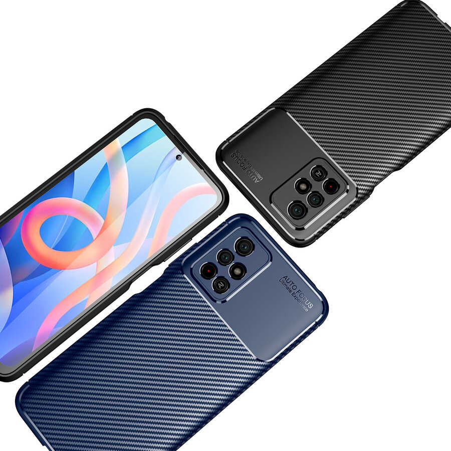 Xiaomi Redmi Note 11T 5g Kılıf Mnc Negro Silikon Kapak-Lacivert