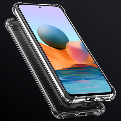 Xiaomi Redmi Note 10 Pro Kılıf Mnc Nitro Anti Shock Silikon-Renksiz