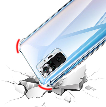 Xiaomi Redmi Note 10 Pro Kılıf Mnc Nitro Anti Shock Silikon-Renksiz