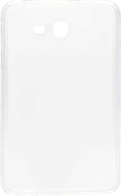 Galaxy Tab 3 Lite 7.0 T110 Kılıf  Uyumlu Mnc Tablet Süper Silikon Kapak-Beyaz