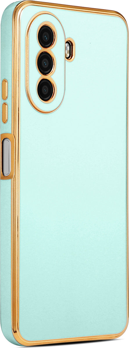 Huawei Nova Y70 Kılıf Mnc Bark Kapak-Mavi Açık